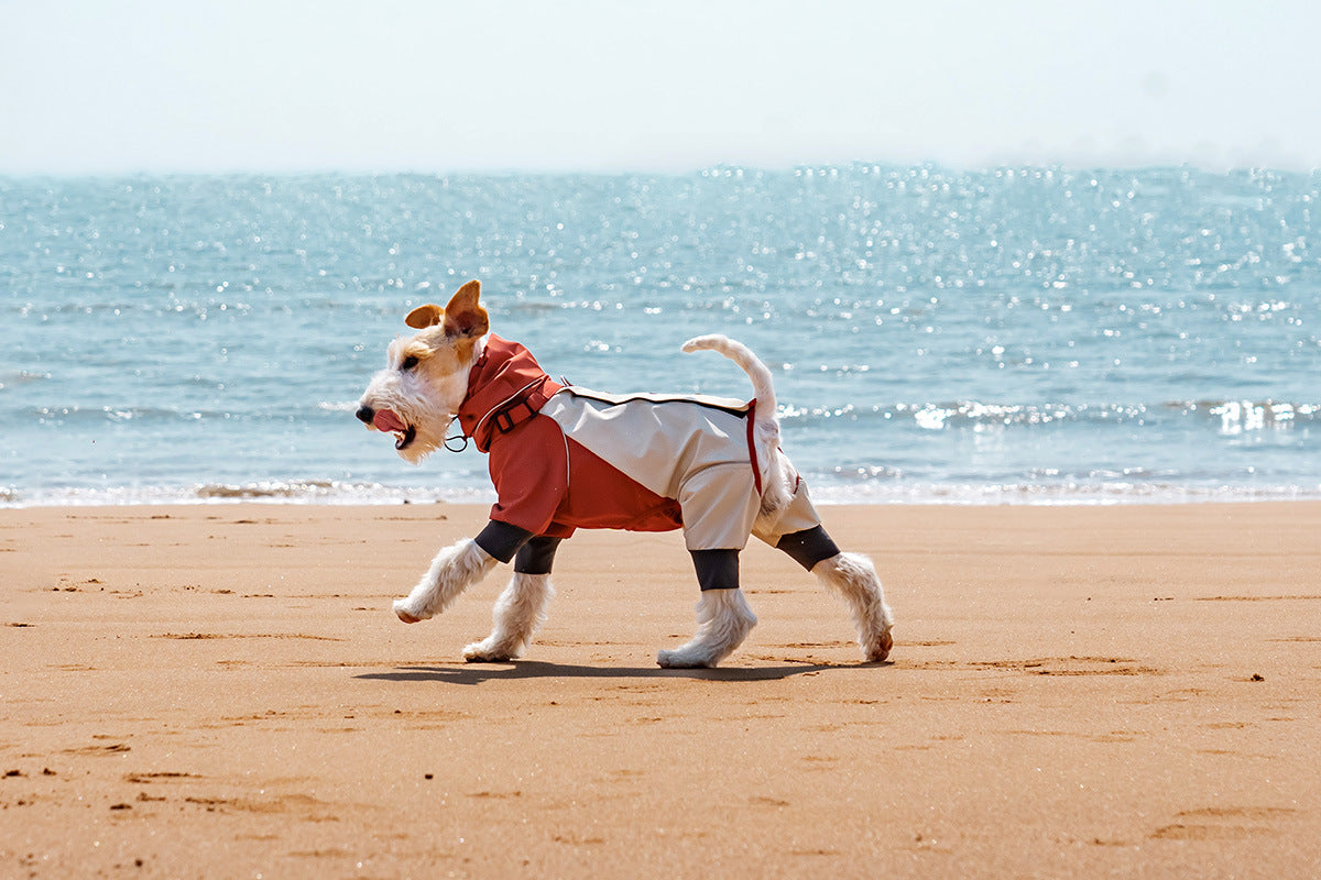 AURAPAW TrailFlex Waterproof Four-Leg Dog Jacket